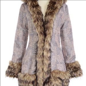 MINKPINK Faux Fur Coat